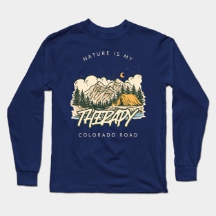 Camping Therapy Long Sleeve T-Shirt